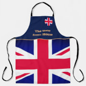 Tablier Goût de la maison, drapeau britannique, Royaume-Un (Recto)