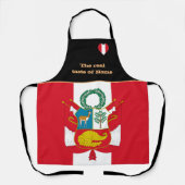 Tablier Goût de la maison & Drapeau péruvien, Pérou /Cuisi (Recto)