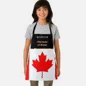 Tablier Goût de la maison et drapeau canadien, Canada /Cui (Insitu)