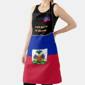 Tablier Goût de la maison et Drapeau haïtien, Haïti /Cuisi (Insitu)