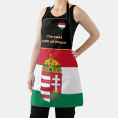 Tablier Goût de la maison et drapeau hongrois, Hongrie /Cu (Insitu)