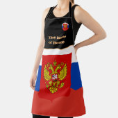 Tablier Goût de la maison et drapeau russe, Russie /Cuisin (Insitu)