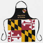 Tablier Goût de la maison & Maryland Drapeau, Maryland /Cu (Recto)