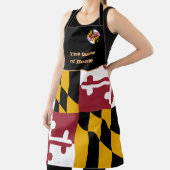Tablier Goût de la maison & Maryland Drapeau, Maryland /Cu (Insitu)