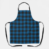 Tablier Goût de l'Écosse Clan Ramsay Blue Tartan Plaid (Recto)