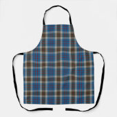 Tablier Goût de l'Écosse Clan Thompson Blue Grey Tartan (Recto)