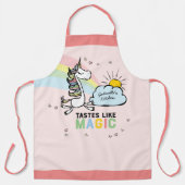 Tablier Goûts Comme La Cuisine Magique Unicorne (Recto)