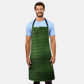 Tablier Gouttelettes d'eau sur feuille verte (Porté)