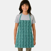 Tablier Gouttes de pluie sur du métal vert (Insitu)