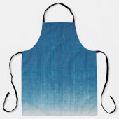 Tablier Gradation bleue de colorant d'indigo japonais (Recto)