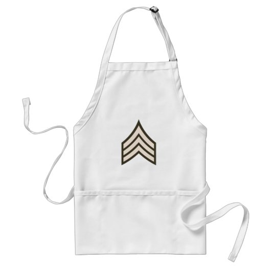Tablier grade de sergent de l'armée (Devant)
