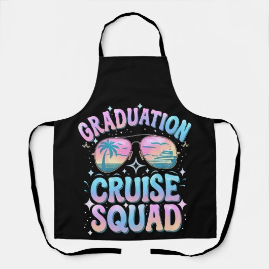 Tablier Graduation Cruise Squad Cruising Ship Retro (Recto)