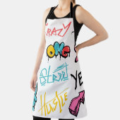 Tablier graffiti de rue Abstrait lettrage éléments avec g (Insitu)