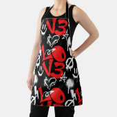 Tablier grafitti LOVE B. Black BG (Insitu)