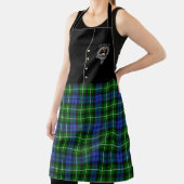 Tablier Graham Clan Badge & Tartan Kilt (Insitu)