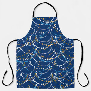 Tablier Grain de Noël : motif festif sans soudure