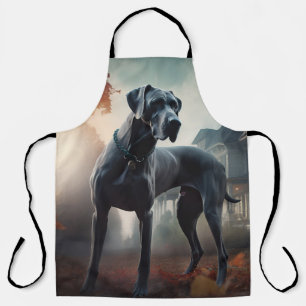 Tablier Grand Danois Halloween Épouvantable