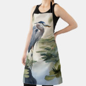 Tablier Grand héron bleu (Insitu)