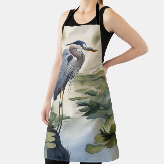 Tablier Grand héron bleu (Insitu)