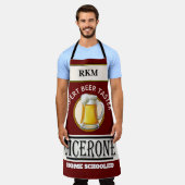 Tablier Grand Humour Expert BEER Taster All-Over Imprimé t (Porté)