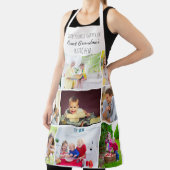 Tablier Grand-mère 9 Photo Collage Citation de cuisine (Insitu)