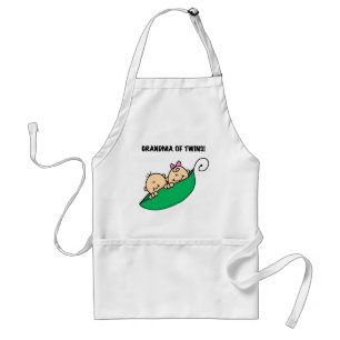 Tablier Grand-mère de Twins Peas dans un Pod Tshirts et ca