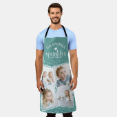 Tablier Grand-mère nous asperge avec Love Photo Collage (Porté)
