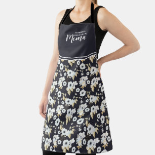 Tablier Grand-mère personnalisée Cute Floral Apron