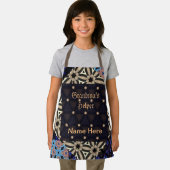 Tablier Grand-mère's Helper In Training et (Nom ici) Kids (Insitu)