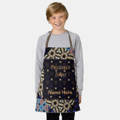 Tablier Grand-mère's Helper In Training et (Nom ici) Kids (Porté)