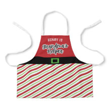 Grand-mère's Helper Red and Green Christmas