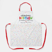 Tablier Grand-mère's Kitchen Sprinkle Love Apron (Recto)
