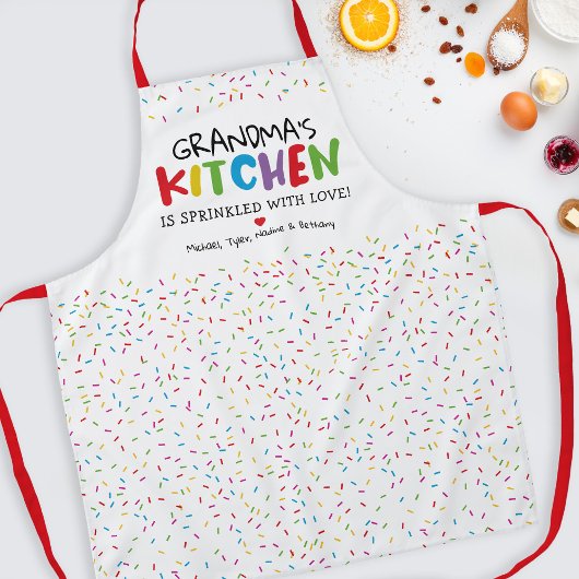 Tablier Grand-mère's Kitchen Sprinkle Love Apron