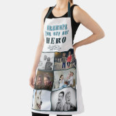 Tablier Grand-père vous êtes notre Héros 6 Photo Collage (Insitu)