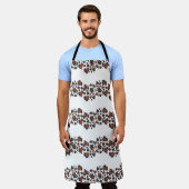 Tablier Grand Poster de animal sauvage Chevron Apron (Porté)