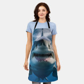 Tablier Grand requin blanc (Porté)