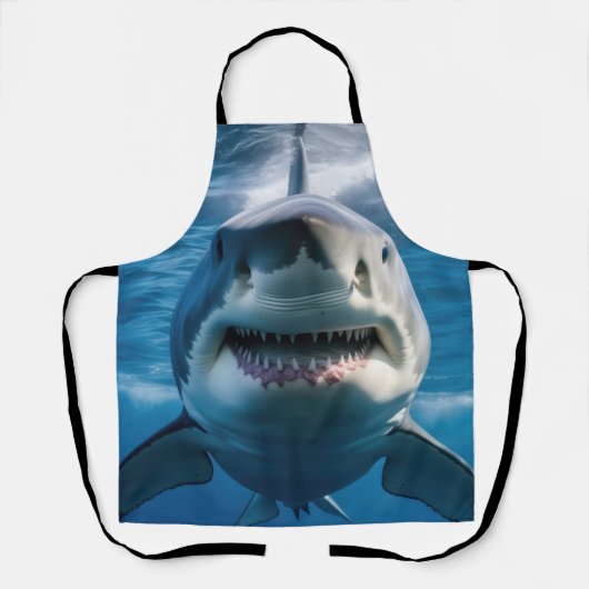 Tablier Grand requin blanc (Recto)