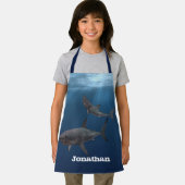 Tablier Grand requin blanc personnalisé (Insitu)