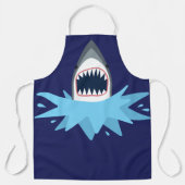 Tablier Grande attaque de requins blancs avec des mâchoire (Recto)