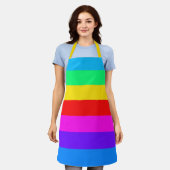 Tablier Grande bande arc-en-ciel (Porté)