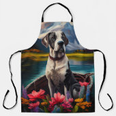 Tablier Grande Danse sur une rame : une aventure Pittoresq (Recto)