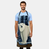 Tablier Grande Ours Blanc Du Nord (Porté)