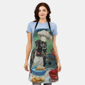 Tablier Grande pâtisserie de vacances Dane : Noël festif (Porté)