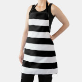 Tablier Grandes Noires Et Blanches Rétro (Insitu)