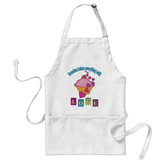 Tablier Grandma Bakes with Love (Devant)