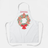 Tablier Grandma Christmas Wreath (Recto)