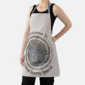 Tablier Grandma mignonne lapin Brown lapin Nana (Insitu)