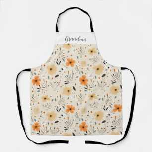 Tablier Grandma Pêche Florale