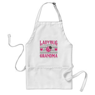 Tablier Grandma Pink White Garden Birthday