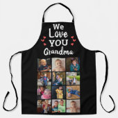 Tablier Grandmas Grandkids 12 Photo Collage Keepsaké (Recto)